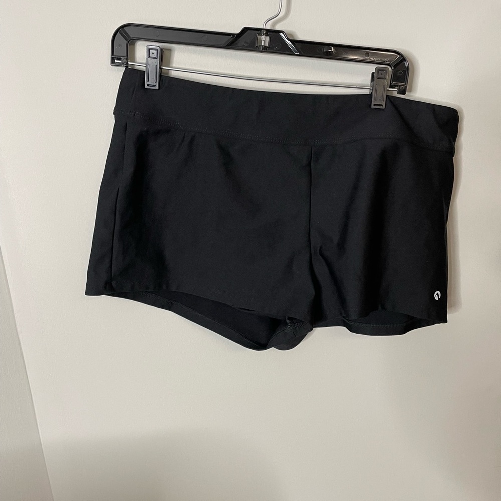 Next Black Athletic Shorts Sleek Design Women’s Large Excellent Condition
